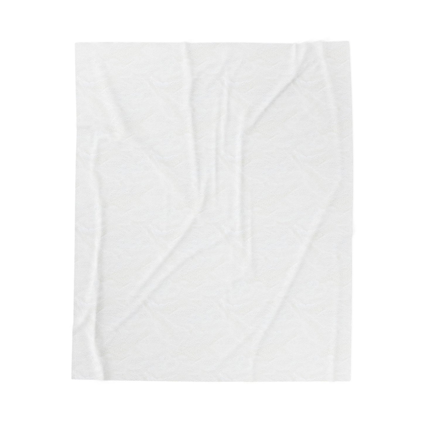Velveteen Plush Blanket — QR Code 'Shop and Snacks' Promotional Throw