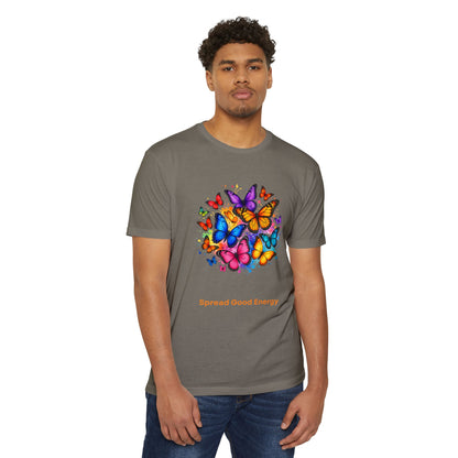Butterfly Shirt - Spread Good Vibes - Colorful Nature Design - Positive Vibes