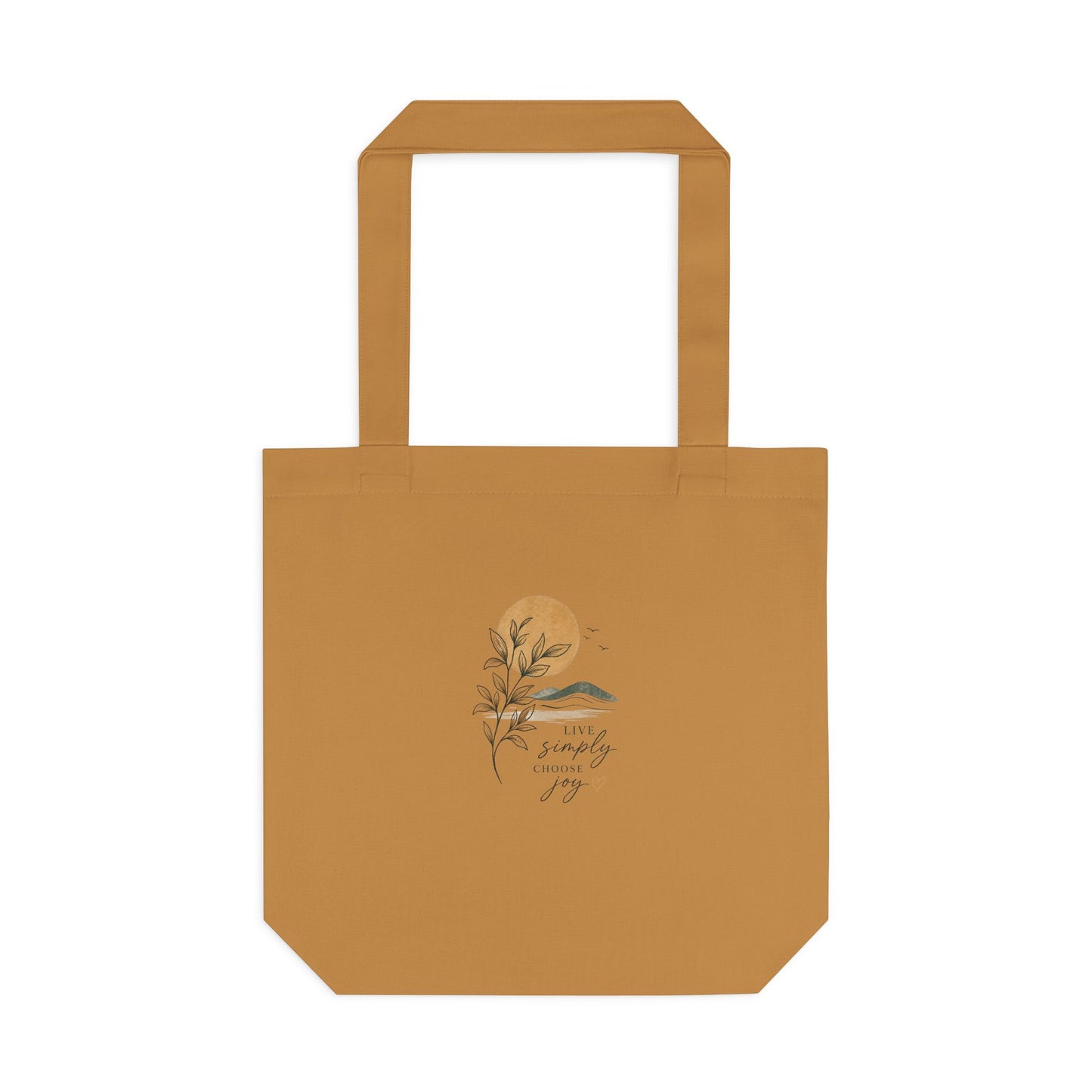 Sunset Botanical Tote Bag — 'You Are My Sunshine' Custom Cotton Tote