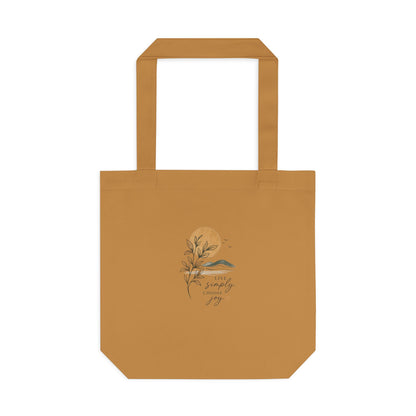 Sunset Botanical Tote Bag — 'You Are My Sunshine' Custom Cotton Tote