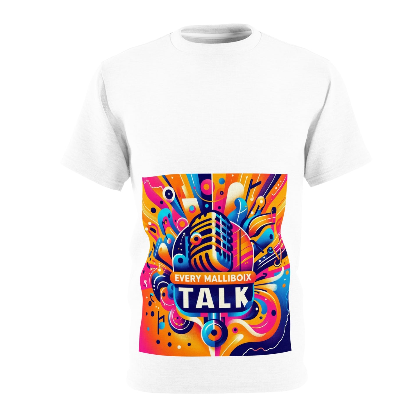 Unisex Cut & Sew Tee - everymailbox.talk Podcast Design