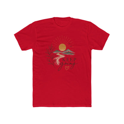 Keep Going Tee — Inspirational Mountain Sun Graphic T-Shirt | XS–4XL