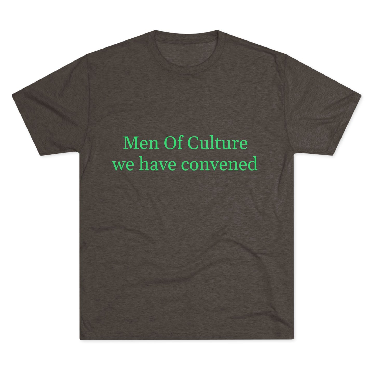 Men of Culture Tri‑Blend Tee with Fast Delivery