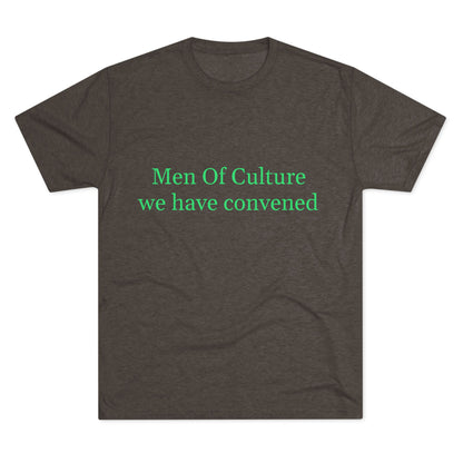 Men of Culture Tri‑Blend Tee with Fast Delivery