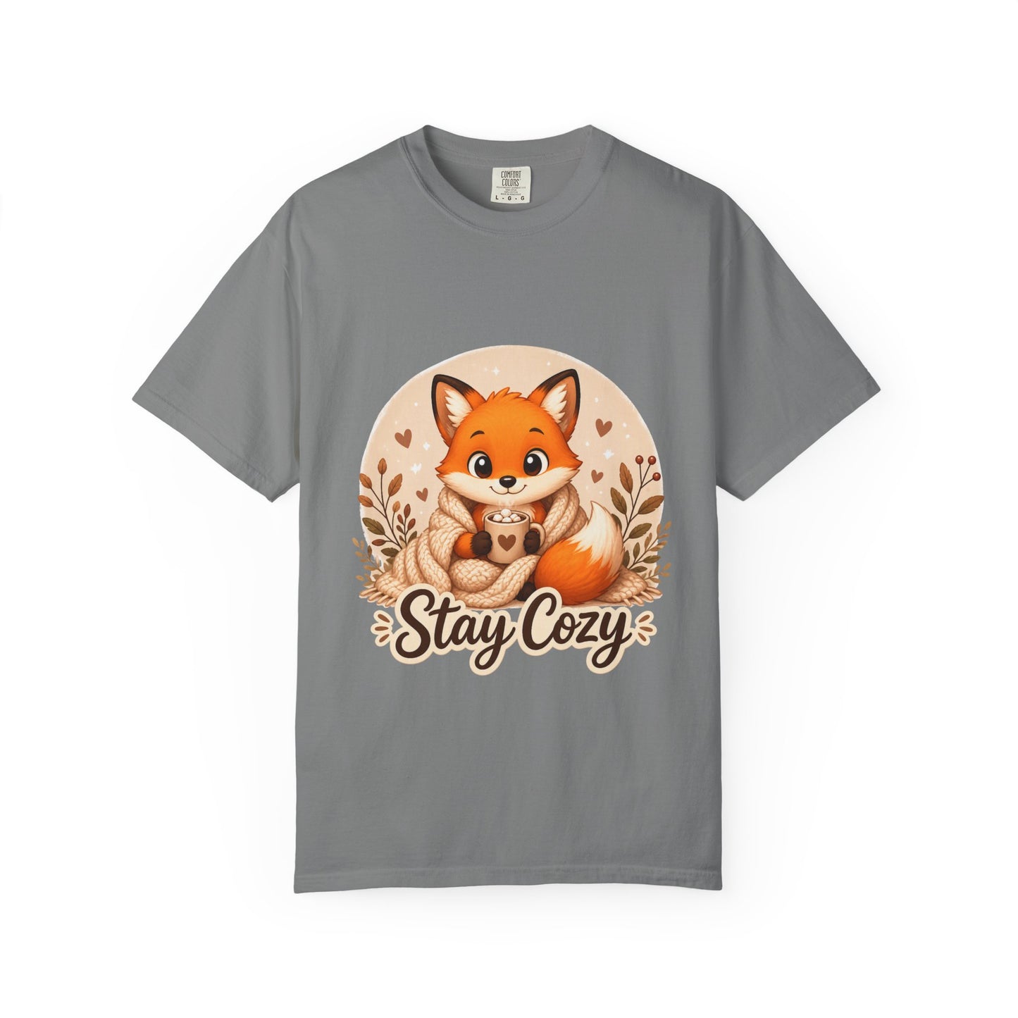 Stay Cozy Fox T-Shirt | Cute Autumn Woodland Graphic Tee
