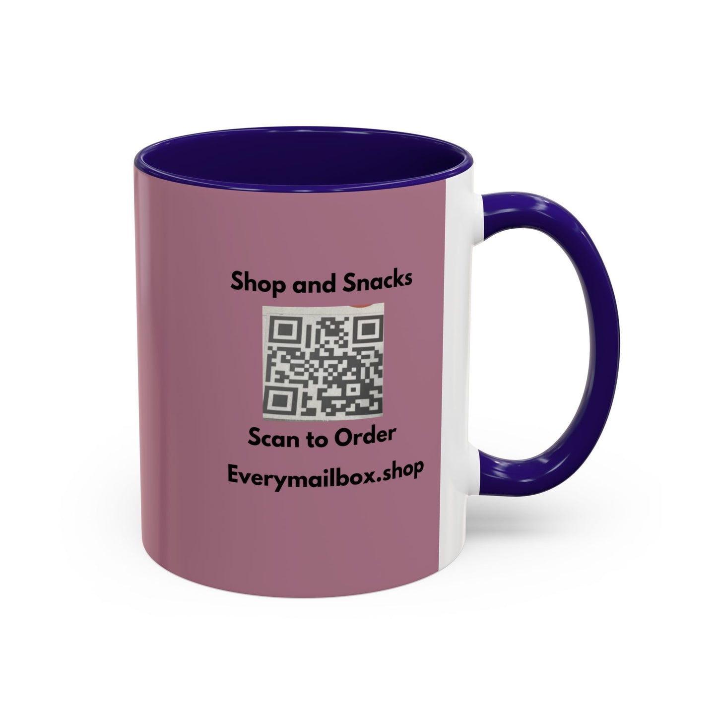 Shop & Snacks QR Code Coffee Mug | Custom Color 11oz & 15oz | Northeast Philly