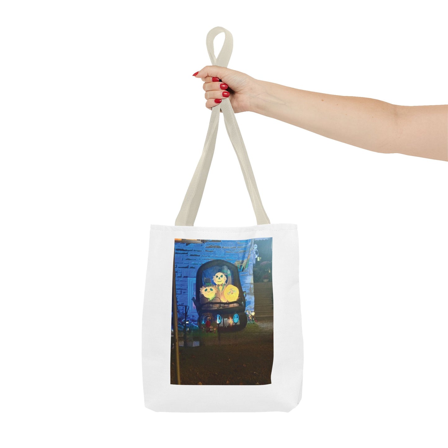 Haunted Mansion Hitchhiking Ghost inflatable halloweenTote Bag (AOP)