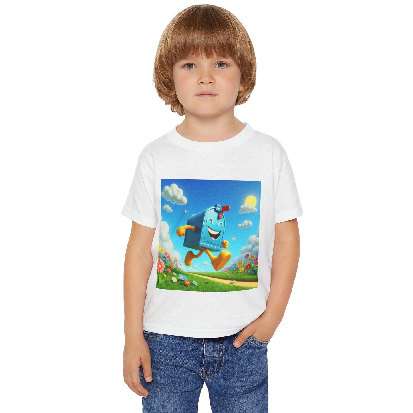 Smiling Mailbox Toddler T-Shirt – Heavy Cotton™