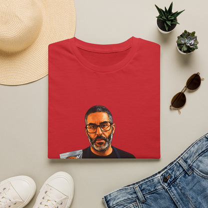 Money Man Graphic T-Shirt – Bold Wallet Portrait Tee for Men