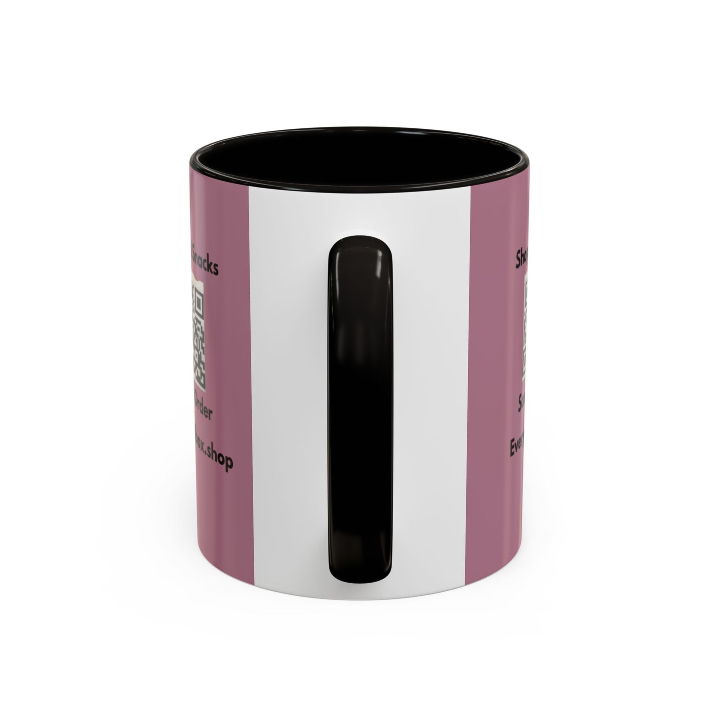 Shop & Snacks QR Code Coffee Mug | Custom Color 11oz & 15oz | Northeast Philly