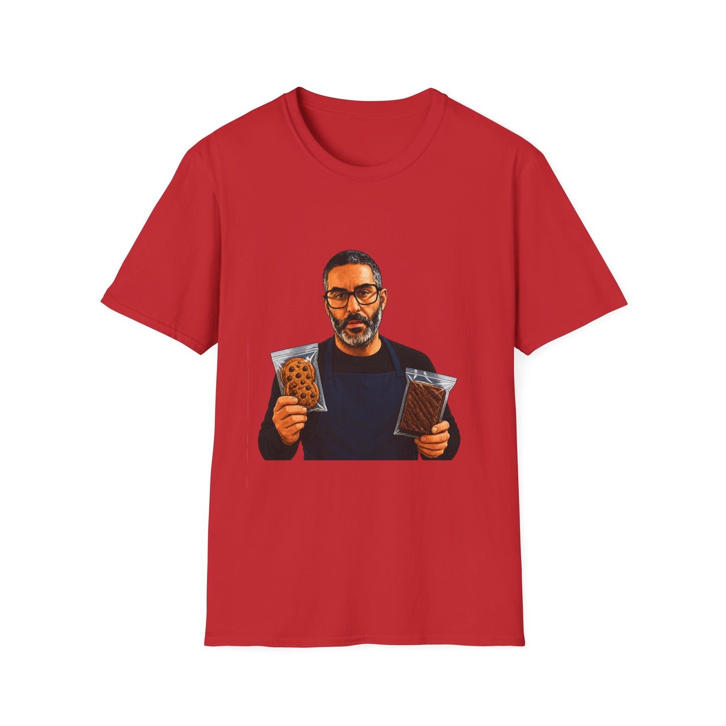 Money Man Graphic T-Shirt – Bold Wallet Portrait Tee for Men