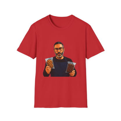 Money Man Graphic T-Shirt – Bold Wallet Portrait Tee for Men