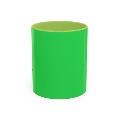 Accent Coffee Mug — 'Shop and Snacks' QR Code Promotional Coffee Mug (11/15 oz)