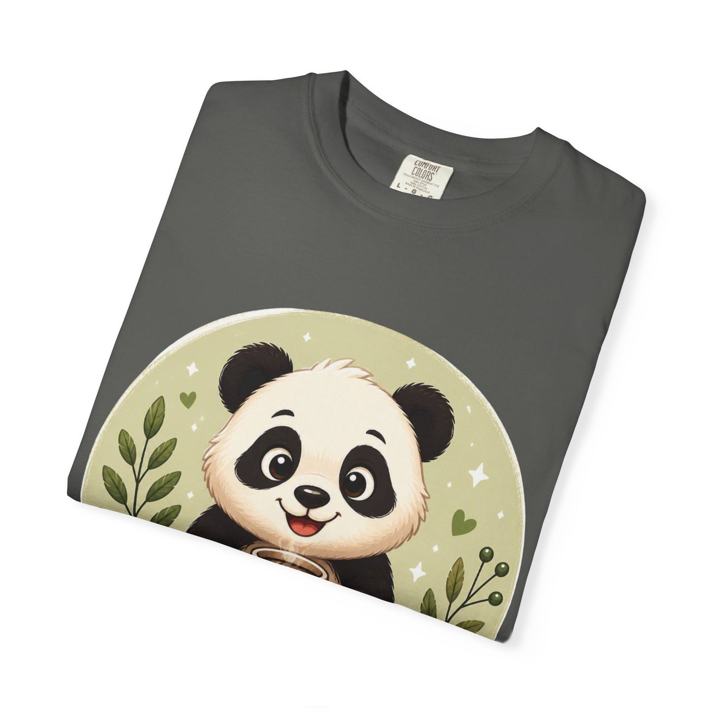 Good Energy Panda T-Shirt | Positive Vibes Cute Panda Graphic Tee for Women Men | Funny Motivational Animal Shirt | Soft Unisex Tee S–2XL