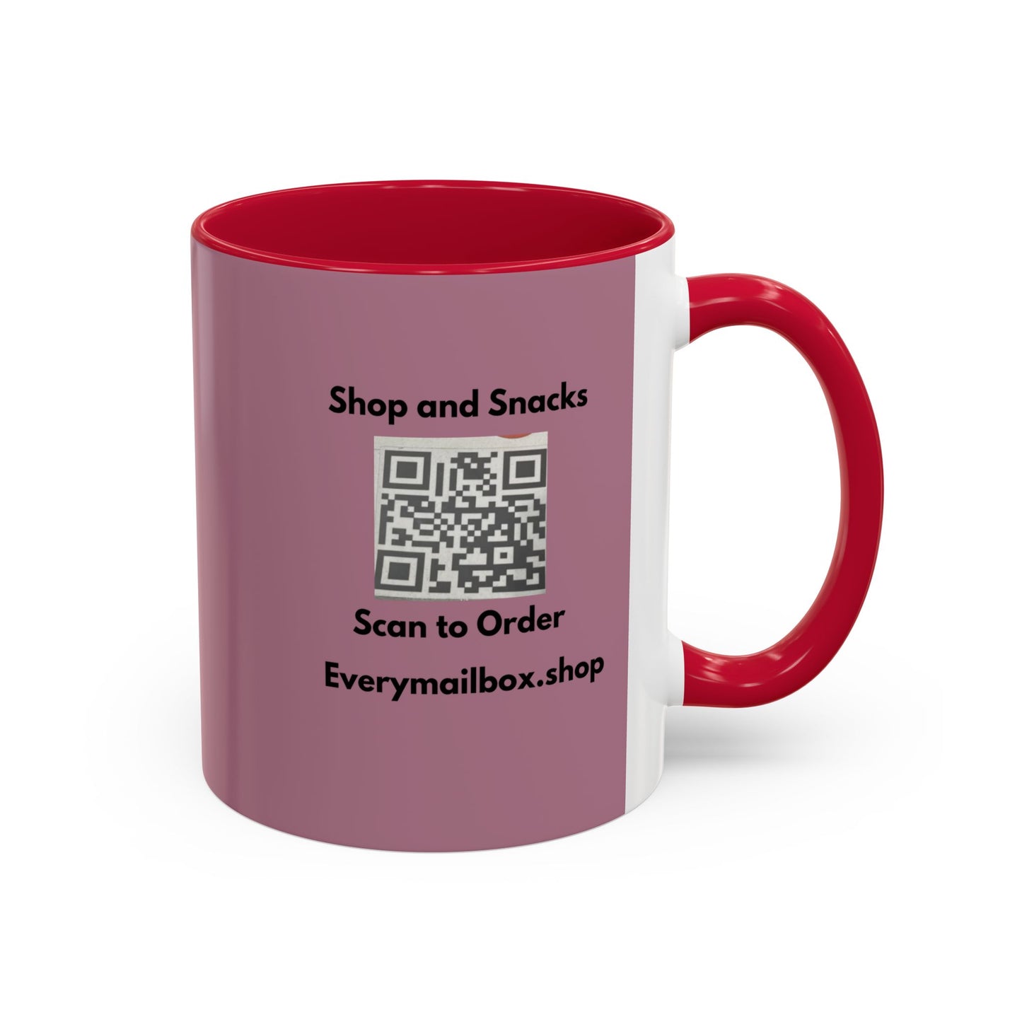 Shop & Snacks QR Code Coffee Mug | Custom Color 11oz & 15oz | Northeast Philly