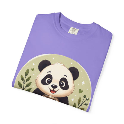 Good Energy Panda T-Shirt | Positive Vibes Cute Panda Graphic Tee for Women Men | Funny Motivational Animal Shirt | Soft Unisex Tee S–2XL