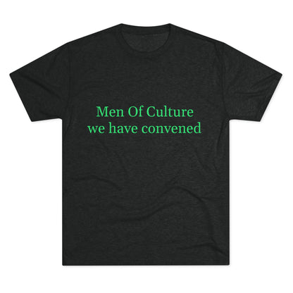 Men of Culture Tri‑Blend Tee with Fast Delivery