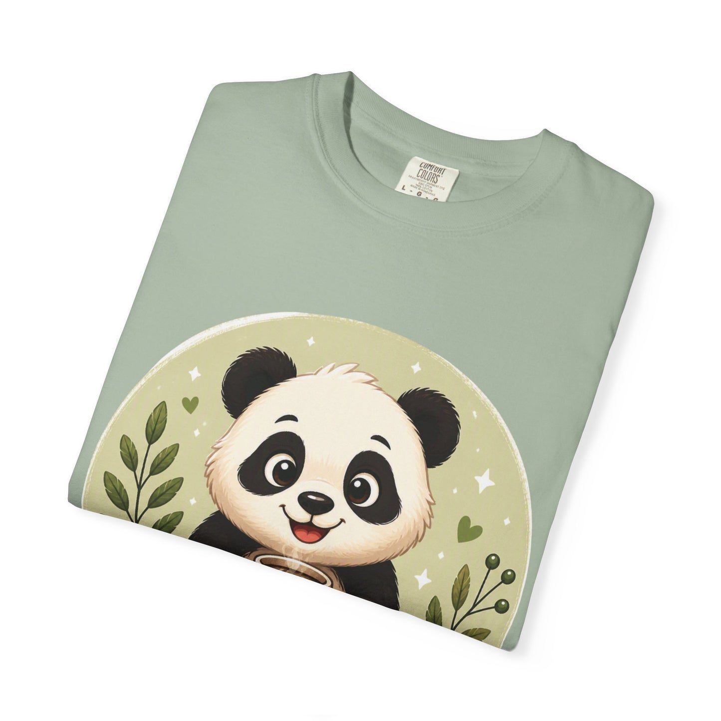 Good Energy Panda T-Shirt | Positive Vibes Cute Panda Graphic Tee for Women Men | Funny Motivational Animal Shirt | Soft Unisex Tee S–2XL