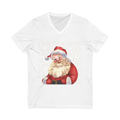 Unisex Jersey Short Sleeve V-Neck Tee