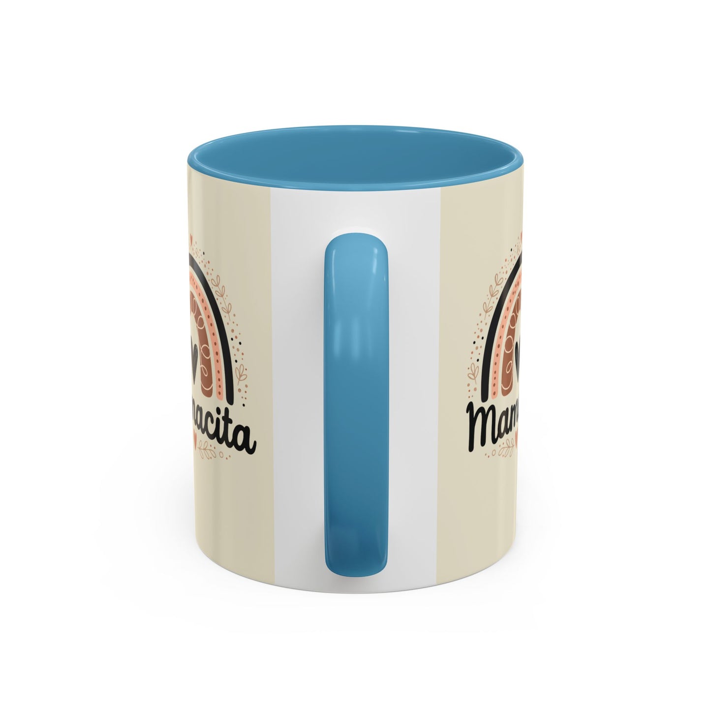 Mamacita Coffee Mug | Pink Rainbow Heart Accent Mug