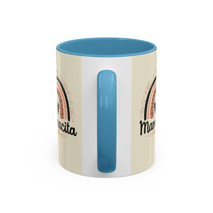Mamacita Coffee Mug | Pink Rainbow Heart Accent Mug