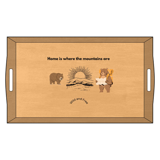 Engraved Bamboo Serving Tray – Custom Gift & Kitchen Decor