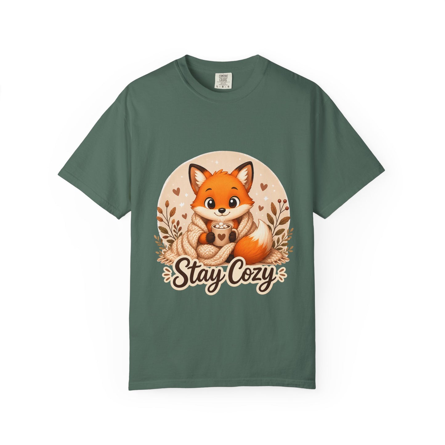 Stay Cozy Fox T-Shirt | Cute Autumn Woodland Graphic Tee