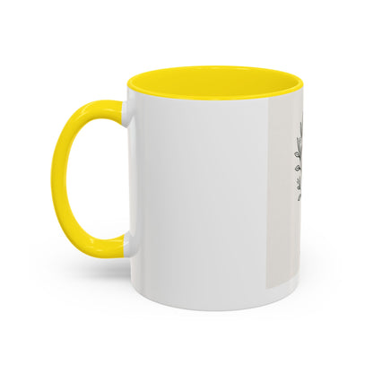 Keep Going Accent Coffee Mug — Inspirational Morning Mug with Sun & Mountains Design (11/15 oz)