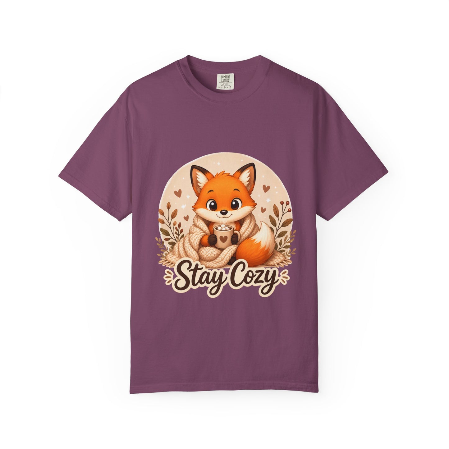 Stay Cozy Fox T-Shirt | Cute Autumn Woodland Graphic Tee