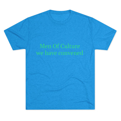 Men of Culture Tri‑Blend Tee with Fast Delivery