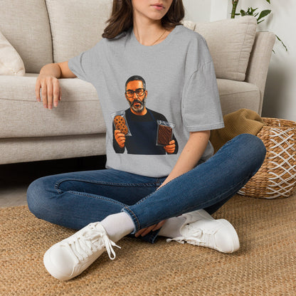 Money Man Graphic T-Shirt – Bold Wallet Portrait Tee for Men