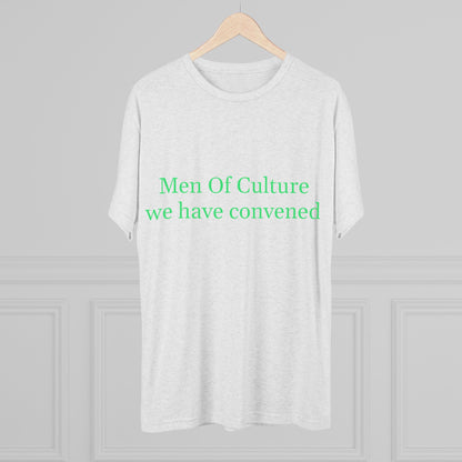 Men of Culture Tri‑Blend Tee with Fast Delivery