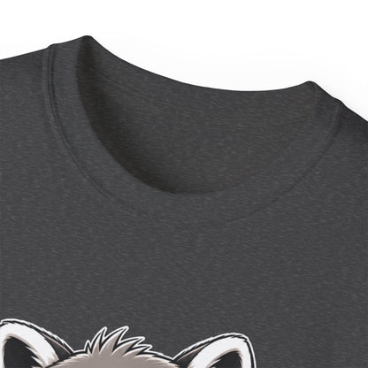 Cute Raccoon 'Coffee Makes Me Happy' Tee