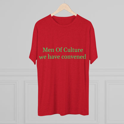 Men of Culture Tri‑Blend Tee with Fast Delivery