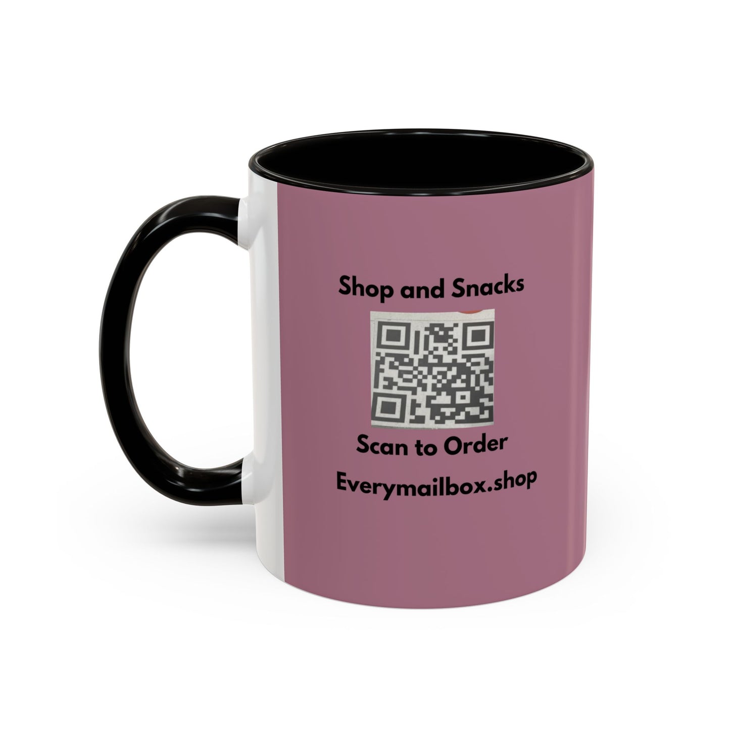Shop & Snacks QR Code Coffee Mug | Custom Color 11oz & 15oz | Northeast Philly
