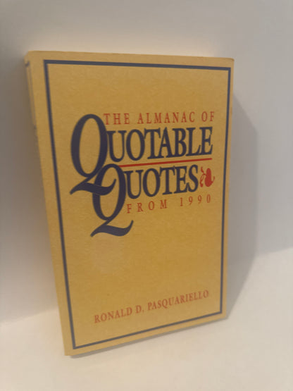 Quotable Quotes 1990 – Ronald Pasqueriello | Rare Vintage