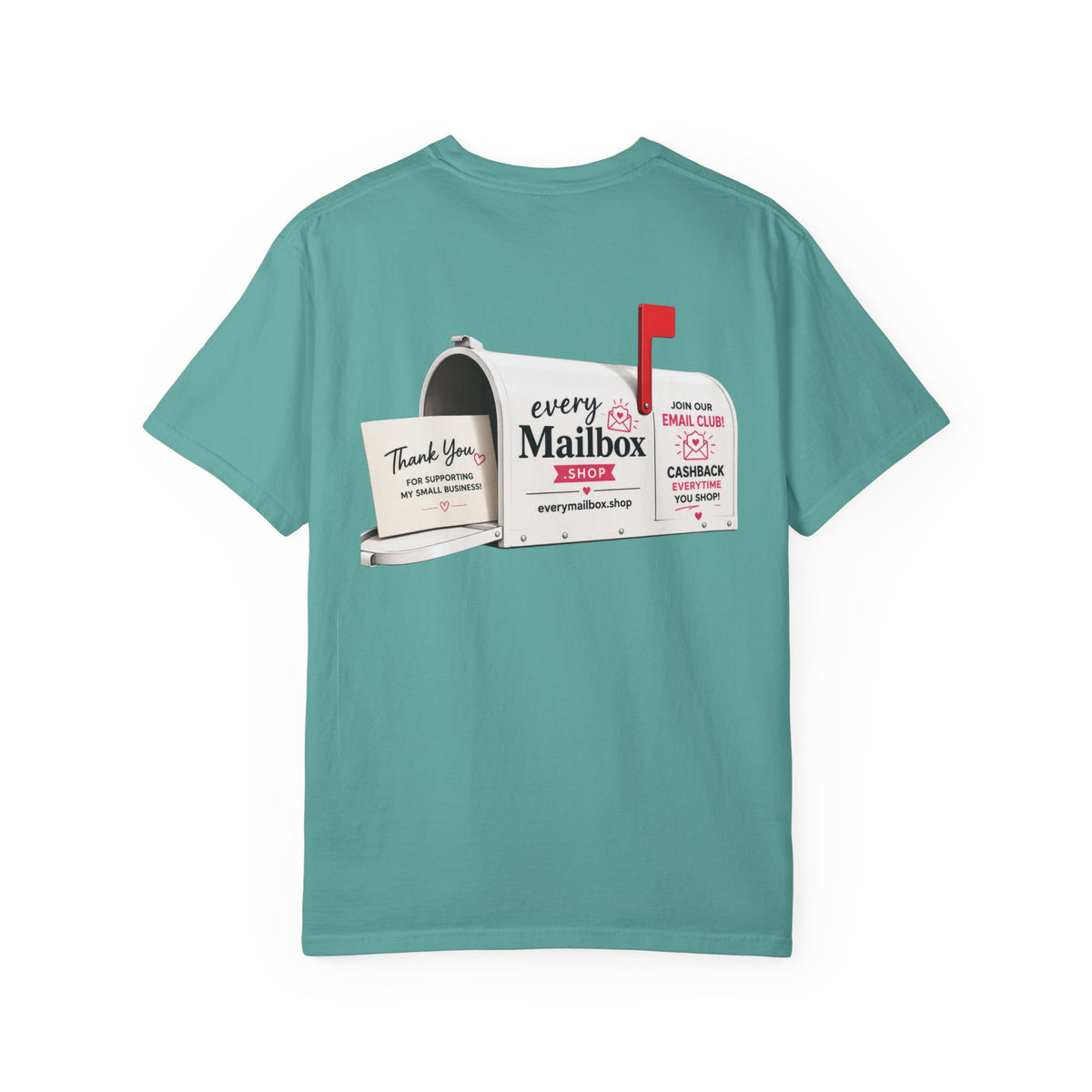 EveryMailbox.shop Logo T‑Shirt — Mailbox Graphic Tee