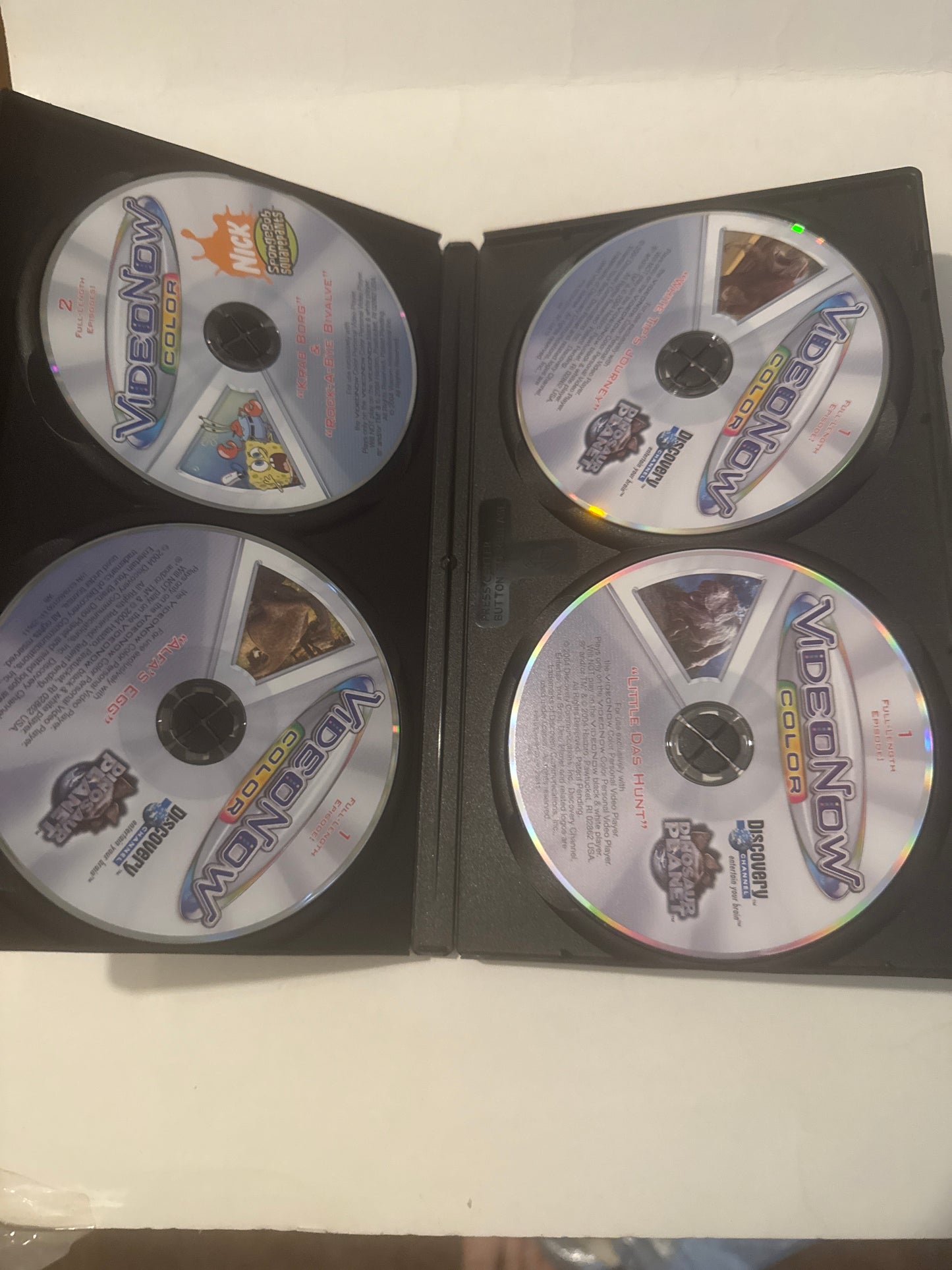 VideoNow Dinosaur Planet 3 Disc Pack – Portable Video Set for Kids