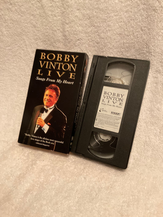 Bobby Vinton VHS tape, “Songs From My Heart