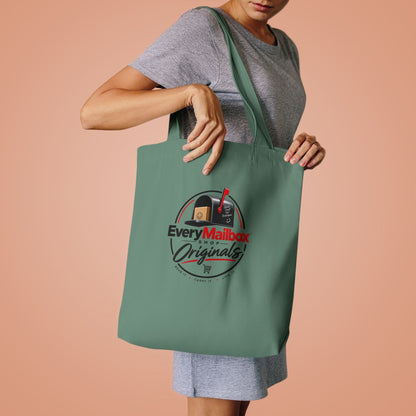 Cotton Tote Bag - Mailbox Graphic Reusable Shopping Bag
