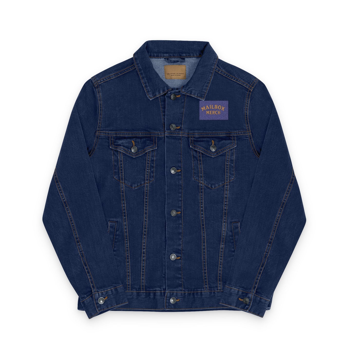 Bold Embroidered Denim Jacket – Unique, Stylish & Unisex