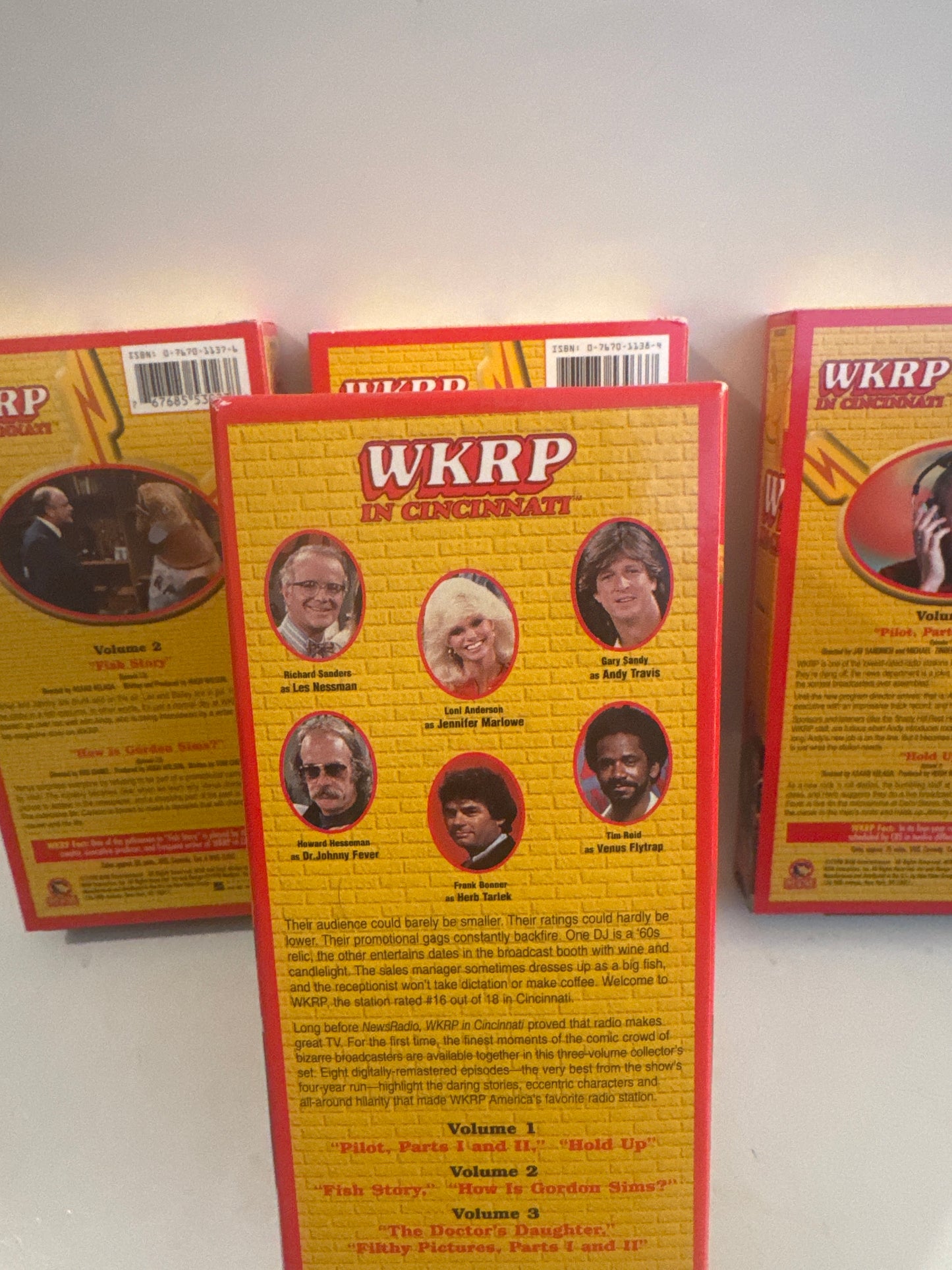 WKRP in Cincinnati Lot – 3 Tape Vintage Set vhs