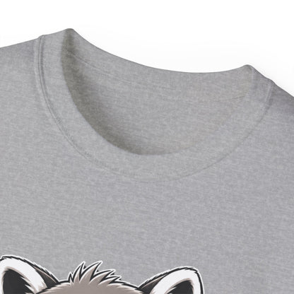Cute Raccoon 'Coffee Makes Me Happy' Tee