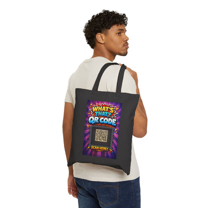 Canvas Tote Bag – Colorful Straps | Everyday Use