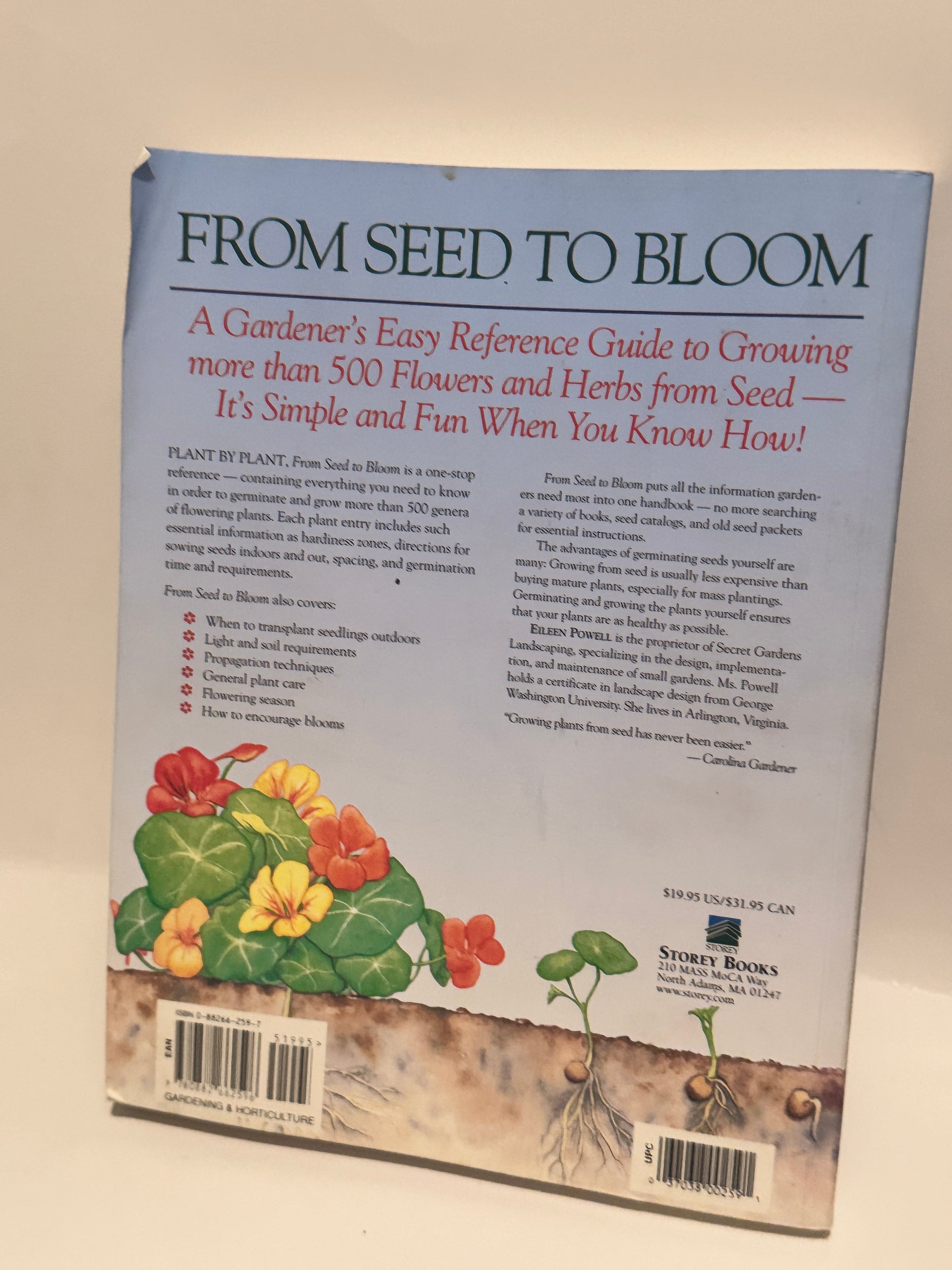 From Seed to Bloom: Master Growing 500+ Plants - Eileen Powell's Guide