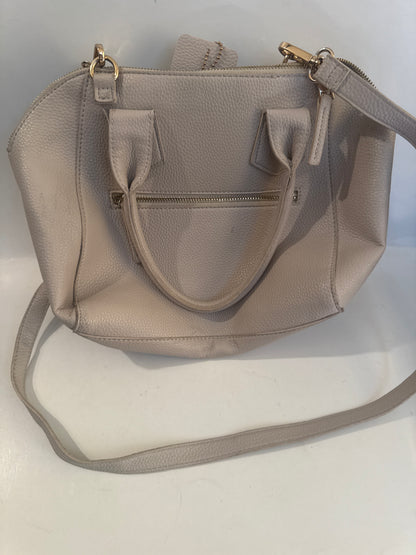 Madison West Vegan Leather Handbag with Gold Hardware