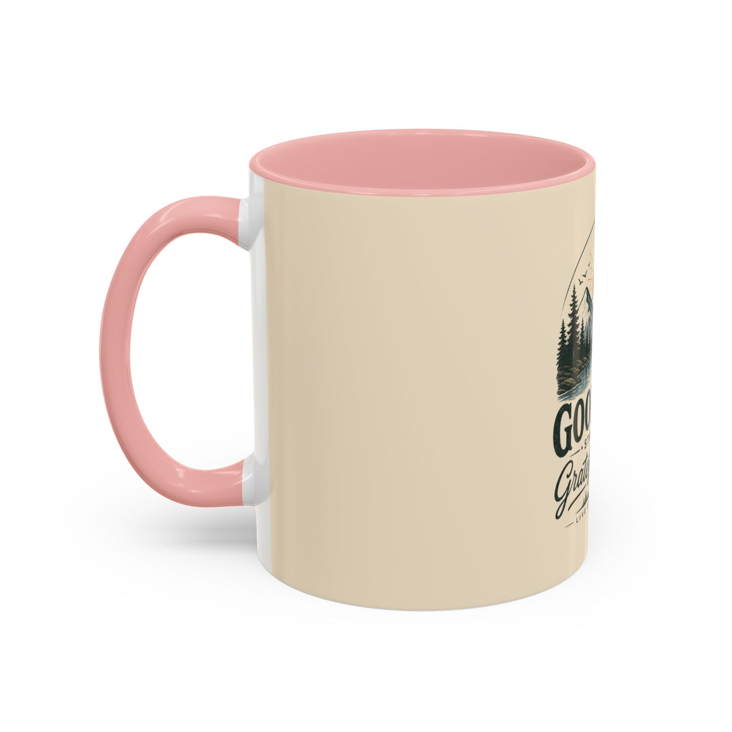 Mug - Good Days Start With Grateful Hearts Scenic Coffee Mug