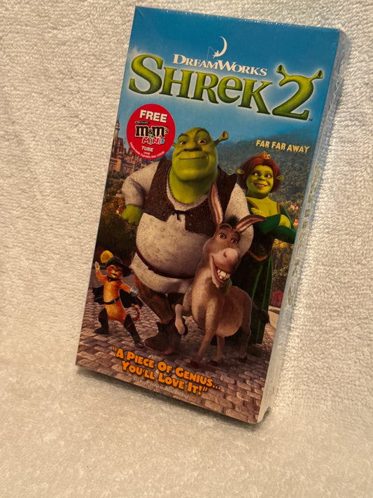 Brand New Sealed Shrek 2 VHS - DreamWorks Animated Classic