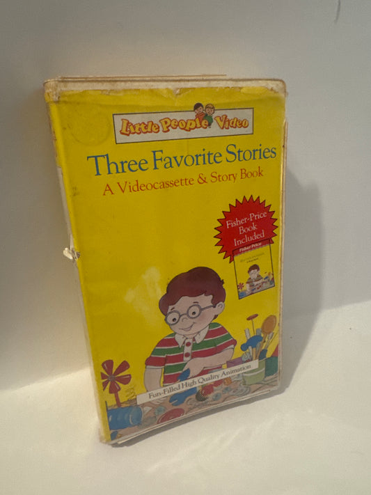 Fisher-Price Little People: Three Favorite Stories VHS