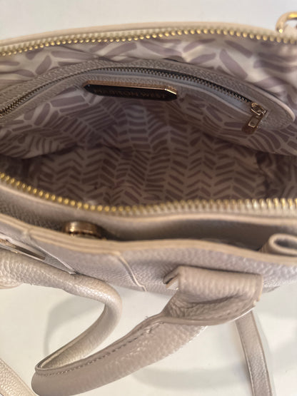 Madison West Vegan Leather Handbag with Gold Hardware
